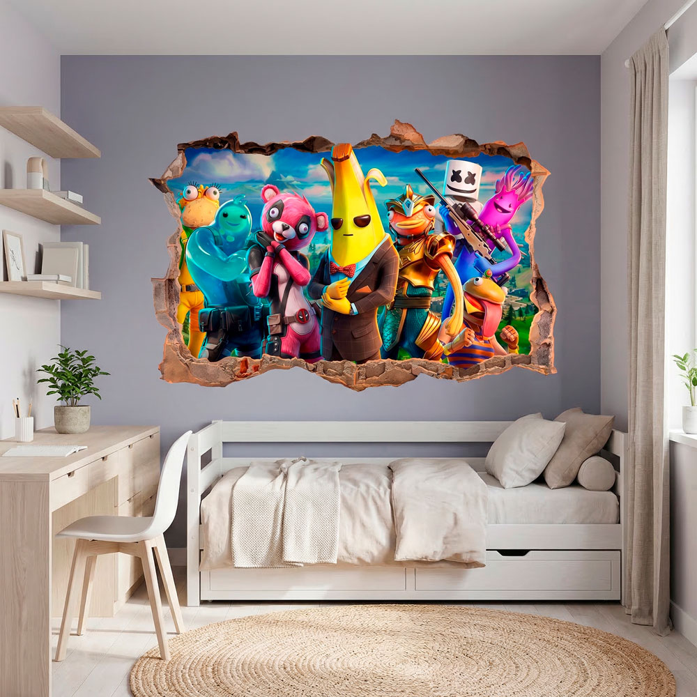 Agujero de Muro H&eacute;roes de Fortnite 7