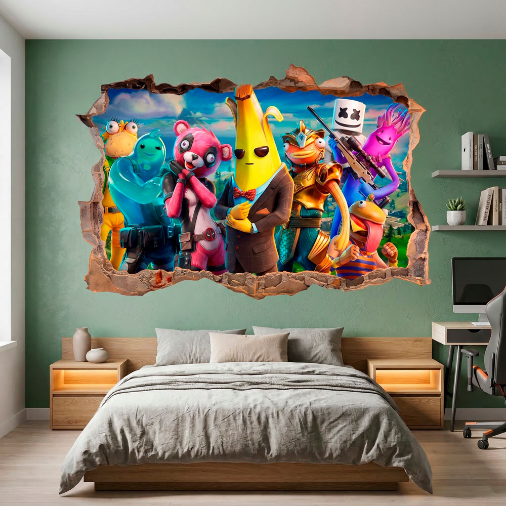 Agujero de Muro H&eacute;roes de Fortnite 10