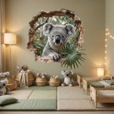 Vinilos Decorativos: Agujero de Muro Koala 8