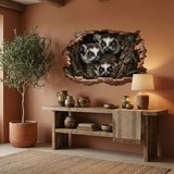 Vinilos Decorativos: Agujero de Muro L&eacute;mures 7