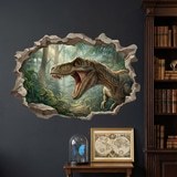Vinilos Infantiles: Agujero de pared T-Rex Colosal 5