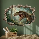 Vinilos Infantiles: Agujero de pared T-Rex Colosal 10