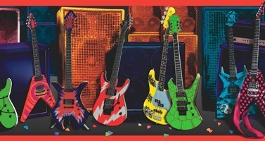 Vinilos Decorativos: Cenefa Guitarras