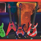 Vinilos Decorativos: Cenefa Guitarras 4