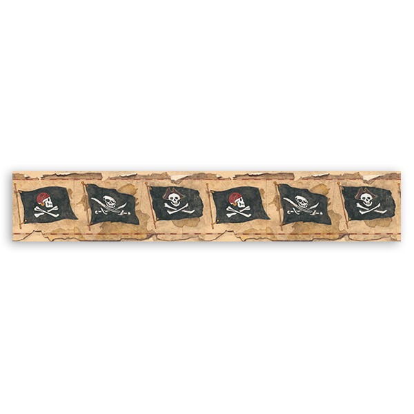Vinilos Infantiles: Cenefa Piratas