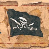Vinilos Infantiles: Cenefa Piratas 4