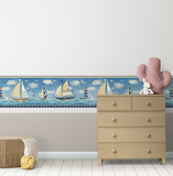 Vinilos Infantiles: Cenefa de Barcos 4