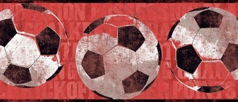 Vinilos Infantiles: Cenefa Fútbol