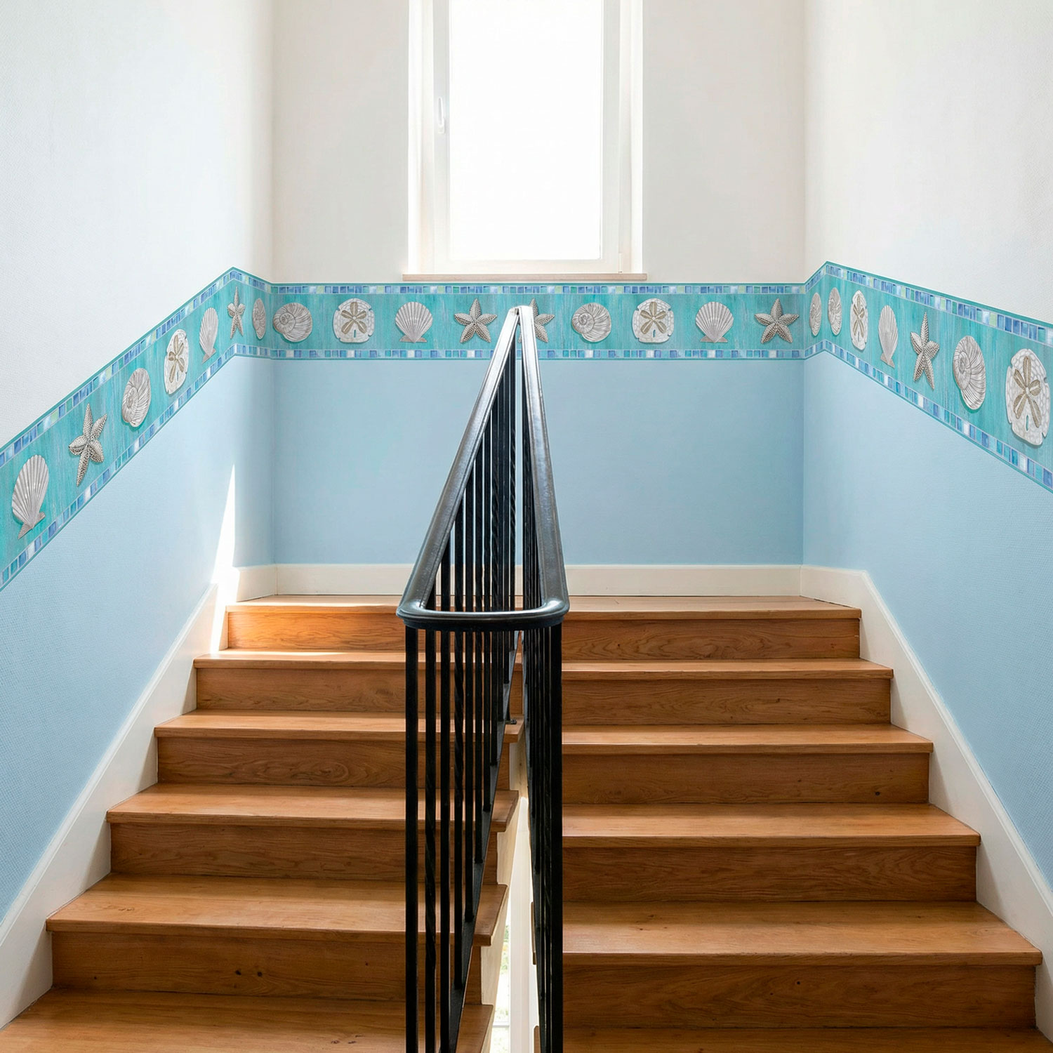 Vinilos Decorativos: Cenefa Conchas Marinas