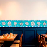 Vinilos Decorativos: Cenefa Conchas Marinas 9