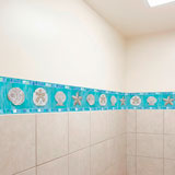 Vinilos Decorativos: Cenefa Conchas Marinas 11