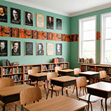 Vinilos Decorativos: Cenefa libros 12