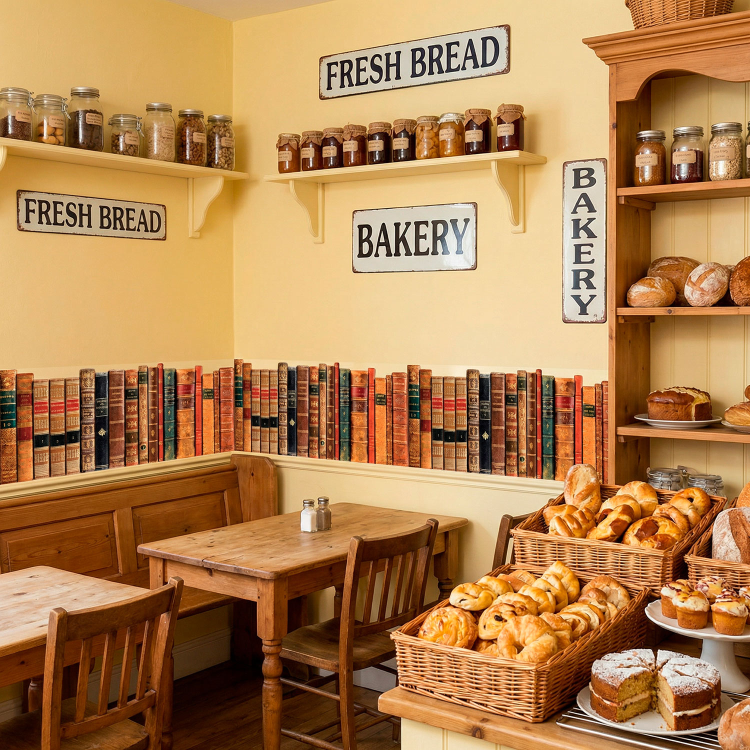 Vinilos Decorativos: Cenefa libros