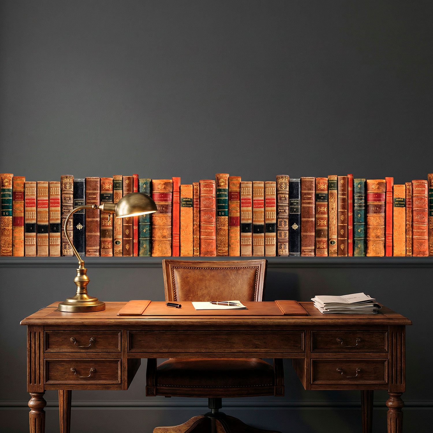 Vinilos Decorativos: Cenefa libros