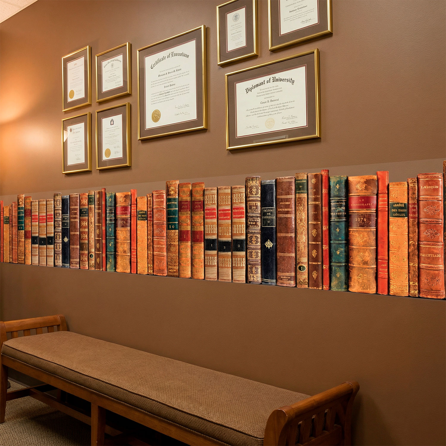 Vinilos Decorativos: Cenefa libros