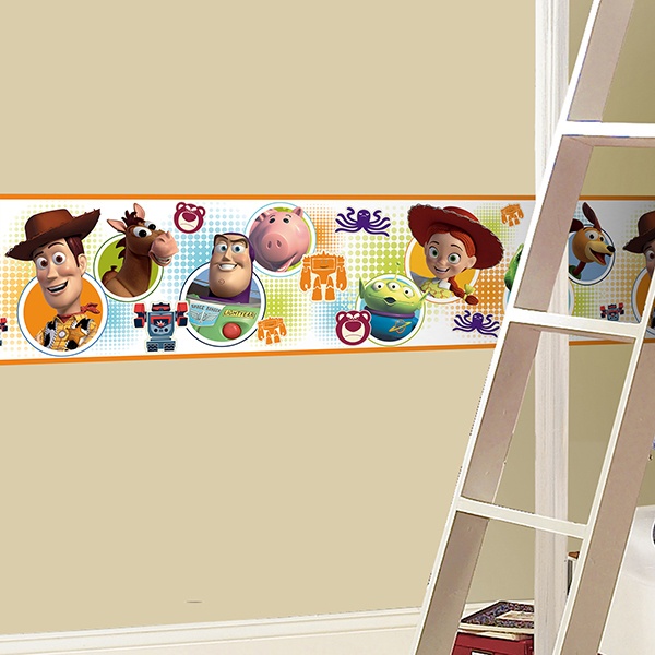 Vinilos Infantiles: Cenefa Toy Story 1