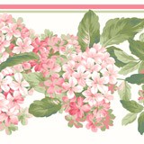 Vinilos Decorativos: Ramos de hortensias rosas 3
