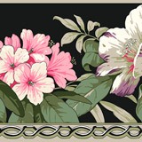 Vinilos Decorativos: Flores rosas y blancas 3