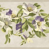 Vinilos Decorativos: Flores Pintadas en Violeta 3