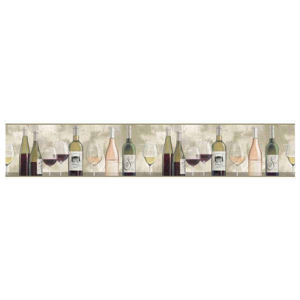 Vinilos Decorativos: Botellas y Copas de Vino