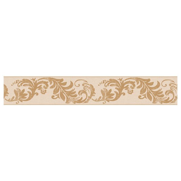 Vinilos Decorativos: Flores Ornamentales en Marrón