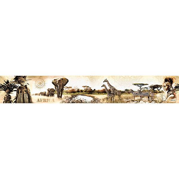 Vinilos Decorativos: Paisaje Africano Collage