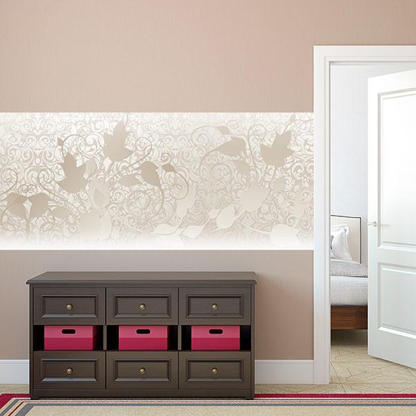 Vinilos Decorativos: Ornamentos florales 