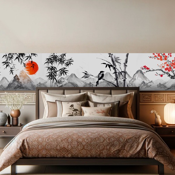 VINILO PARA PARED ESTILO ORIENTAL