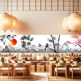 Vinilos Decorativos: Paisaje estilo japonés 3