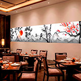 Vinilos Decorativos: Paisaje estilo japon&eacute;s 12