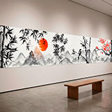 Vinilos Decorativos: Paisaje estilo japon&eacute;s 16