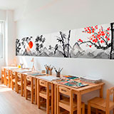 Vinilos Decorativos: Paisaje estilo japon&eacute;s 19