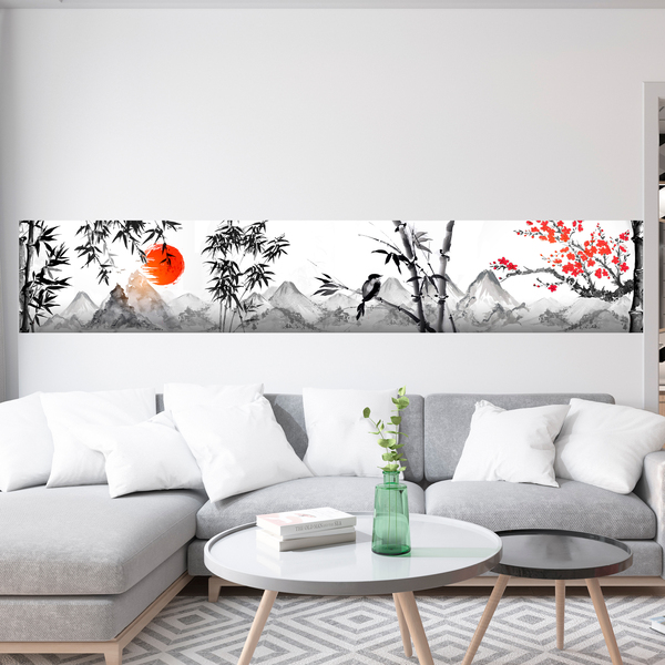 Vinilos Decorativos: Paisaje estilo japonés