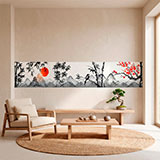 Vinilos Decorativos: Paisaje estilo japon&eacute;s 7