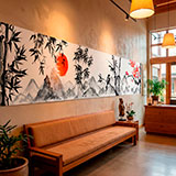 Vinilos Decorativos: Paisaje estilo japon&eacute;s 9