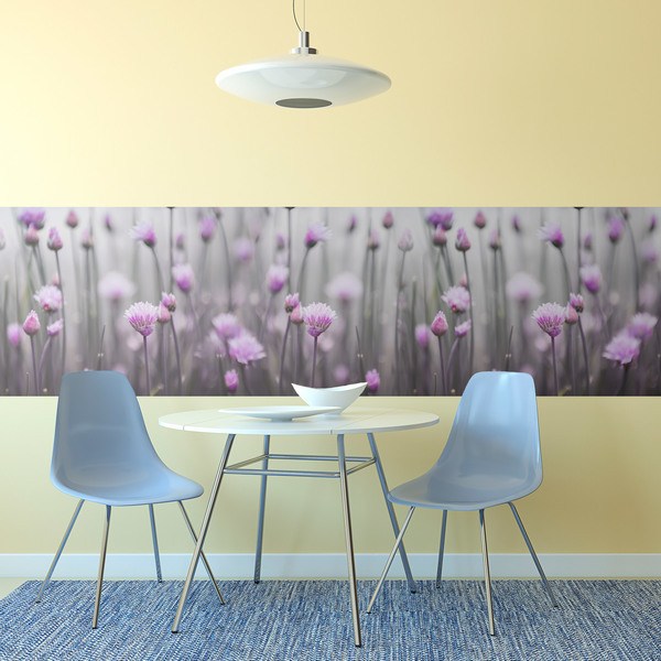 Vinilos Decorativos: Flores violetas