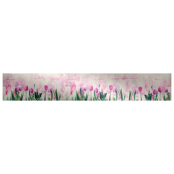 Vinilos Decorativos: Tulipanes y ornamentos