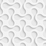 Vinilos Decorativos: Formas enlazadas en blanco 3