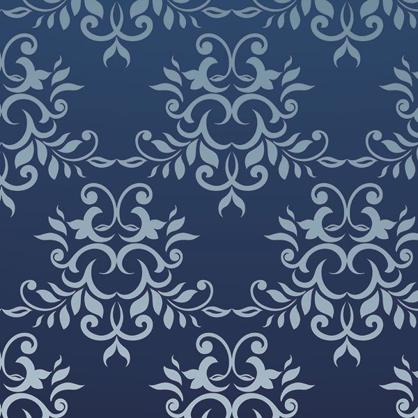 Vinilos Decorativos: Ornamentos en azul y blanco
