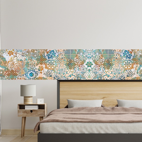 Vinilos Decorativos: Estampado ornamental Pavo real