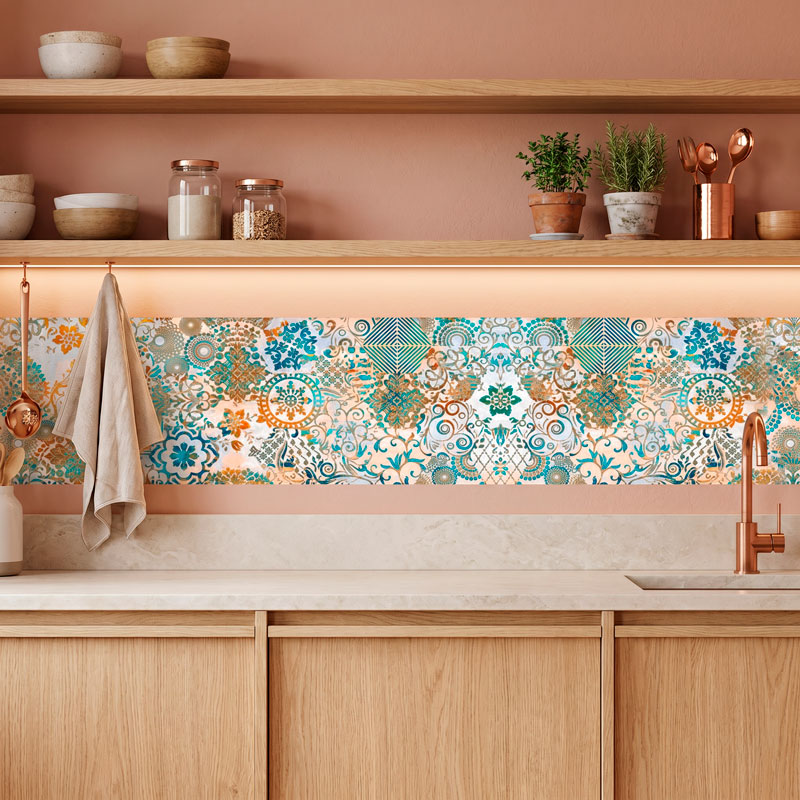 Estampado ornamental Pavo real 5