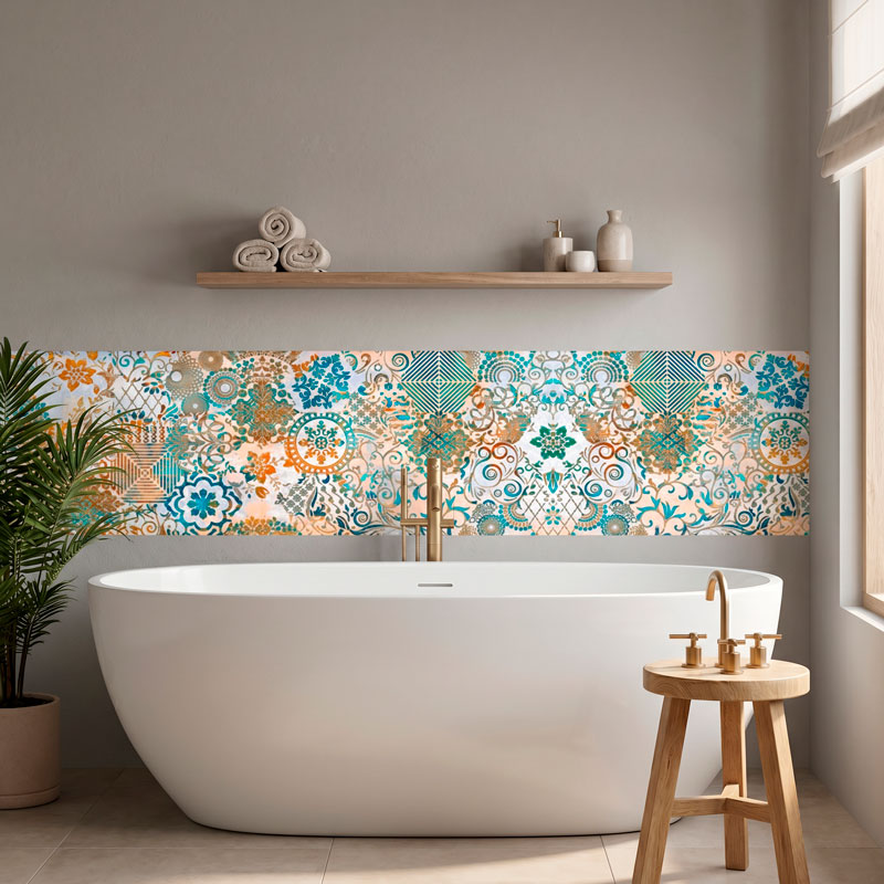 Estampado ornamental Pavo real 6