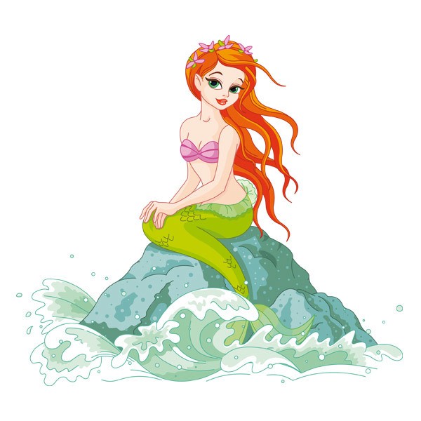 Vinilos Infantiles: Sirena Ariel