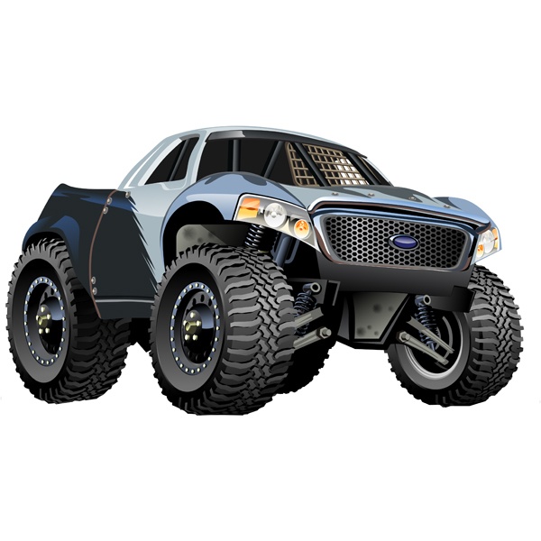 Vinilos Infantiles: Monster Truck Ranchera Ford