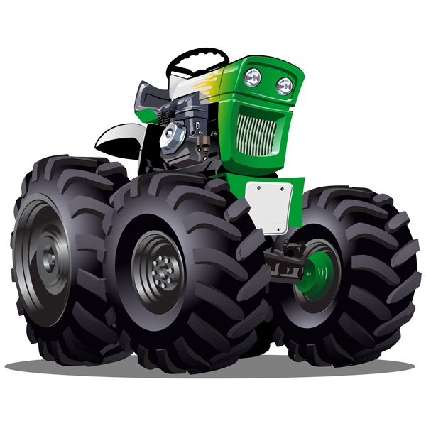 Vinilos Infantiles: Monster Truck tractor