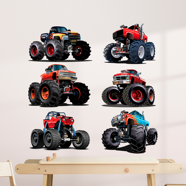 Vinilos Infantiles: Kit Monster Truck 1