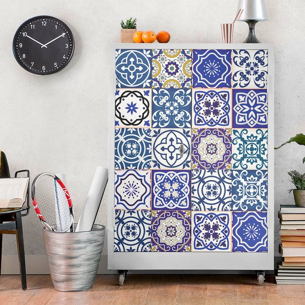 Vinilos Decorativos: Azulejos en tonos azules