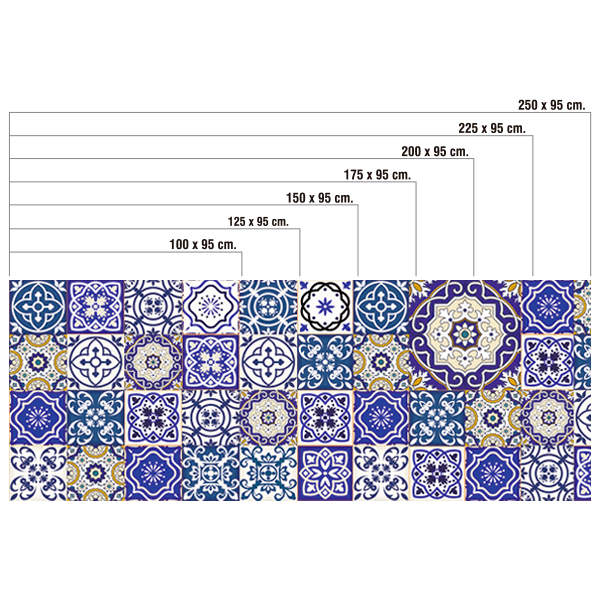 Vinilos Decorativos: Azulejos en tonos azules