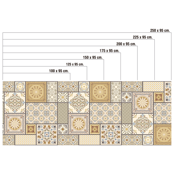 Vinilos Decorativos: Composición de azulejos