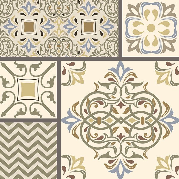 Vinilos Decorativos: Composición de azulejos